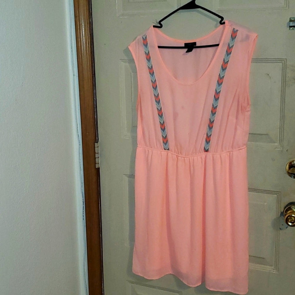 Rue 21 peach/orange Dress 1X